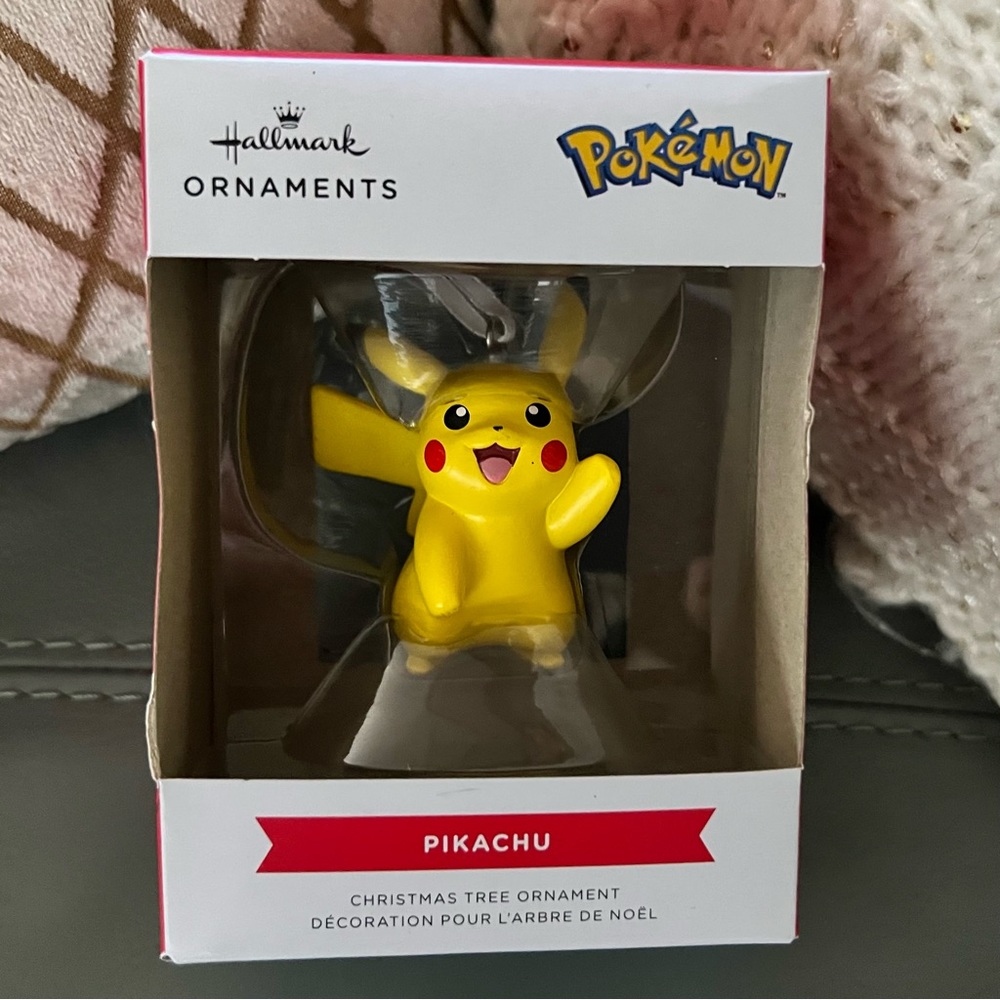 NIB PIKACHU Pokemon HALLMARK Christmas TREE Ornament SO CUTE! - Picture 4 of 8